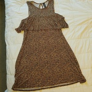 Cheetah print dress